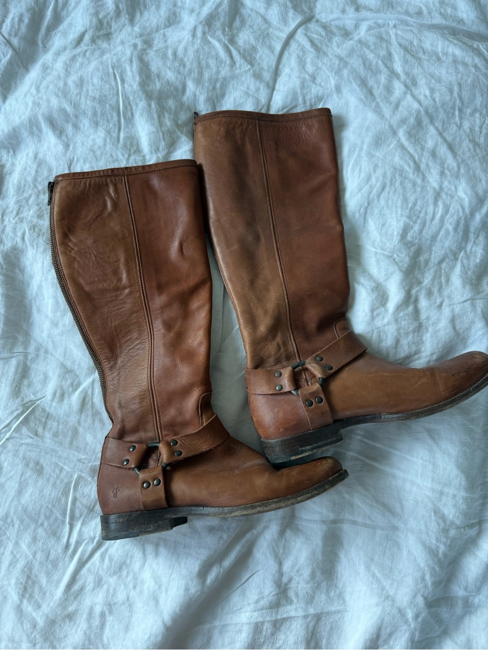 🤎🏇 Frye Phillip Harness Riding Boots | Cognac Leather | Heritage Classic